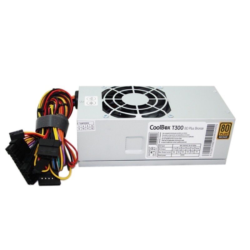COOLBOX - Fuente. Alim. TFX 300W 80PLUS BRONZE (Ref.FALCOO300TBZ)