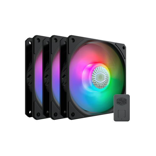 COOLER MASTER - SickleFlow 120 ARGB Carcasa del ordenador Ventilador 12 cm Negro 3 pieza(s) (Ref.MFX-B2DN-183PA-R1)