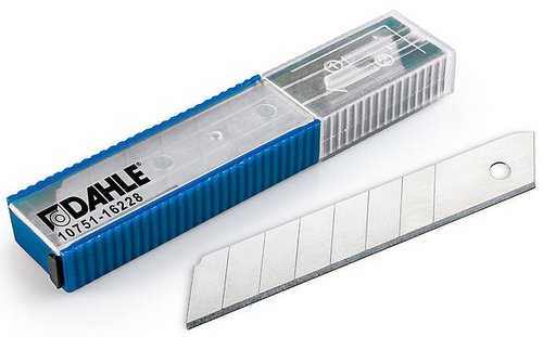 DAHLE - REPUESTO CUCHILLAS PARA CUTER ANCHO 18mm - FRACTURABLE - 10unid (Ref.10751-16228)