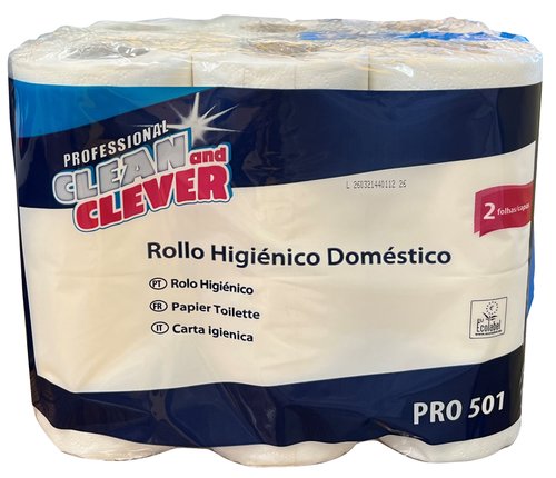 DAMACEL - PAPEL HIGIENICO DOMESTICO ECOLOGICO 2 CAPAS 25 METROS (Ref.C07001)