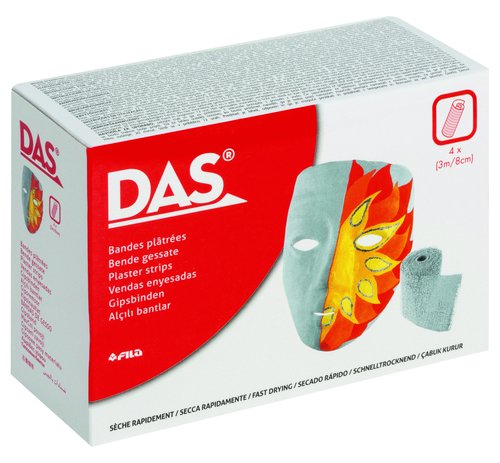 DAS - YESO PAQUETE de 4 TIRAS de 3 m x 8 cm (Ref.F688100)