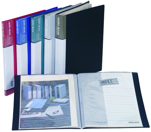 DATA BANK - CARPETA FUNDAS (TARIFARIO) PP RIGIDO A4 100 F. C/CAJA NEGRO (Ref.9FMT100-9)