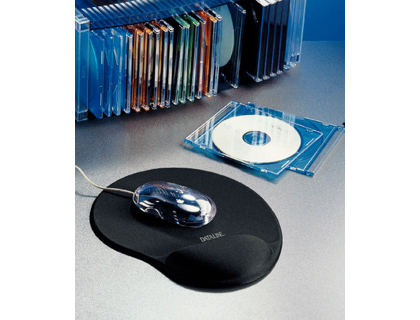 DATALINE - ALFOMBRILLA RATON CON REPOSAMUÑECAS GEL NEGRO (Ref.67106)