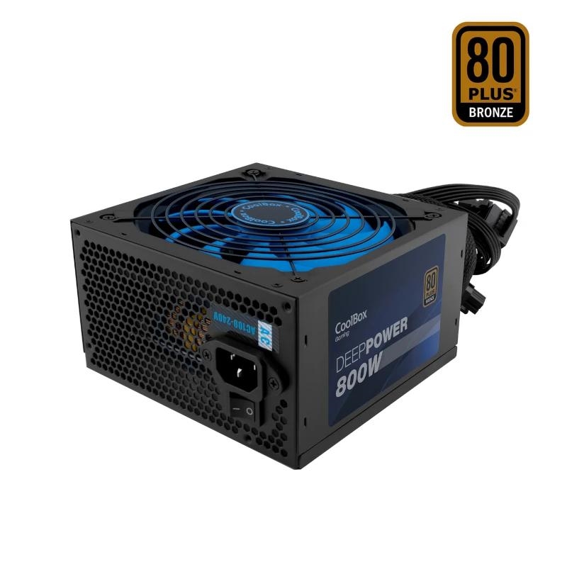 DEEP GAMING - Deepgaming Fuente Alimentacion 800w 80+ bronze (Ref.DG-PWS800-85B)
