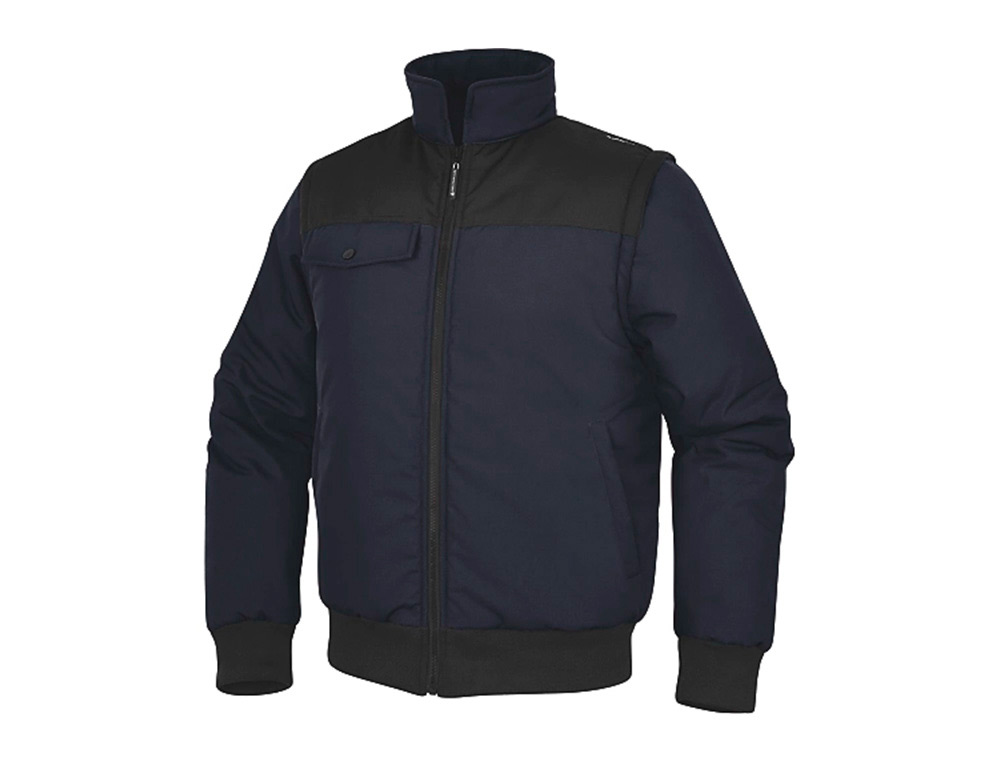 DELTAPLUS - CHALECO MULTIBOLSILLOS CON CREMALLERA Y MANGAS DESMONTABLES 80% POLIESTER 20% ALGODON TALLA L (Ref.NEWD2MNGT)