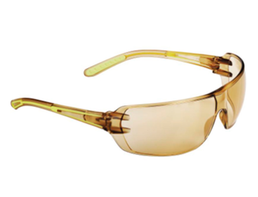 DELTAPLUS - GAFAS DE PROTECCION POLICARBONATO MONOBLOQUE AV-AR-AS-UV400 COLOR MARRON (Ref.HELI2BB)