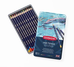 DERWENT - CAJA METÁLICA DE 12 LÁPICES INKTENSE (Ref.700928)
