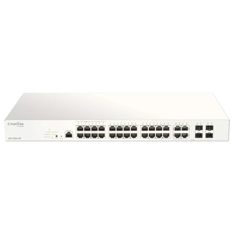 D-LINK - 28xGb PoE+ Switch 193W 1Y (Ref.DBS-2000-28P/E)