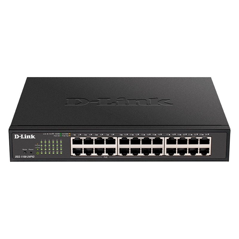 D-LINK - Switch 12xGb PoE 12xGb (Ref.DGS-1100-24PV2/E)