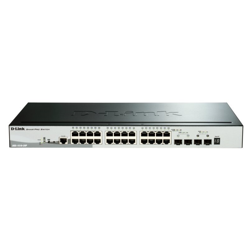 D-LINK - Switch L2 24xGB PoE 2xSFP+ (Ref.DGS-1510-28P/E)