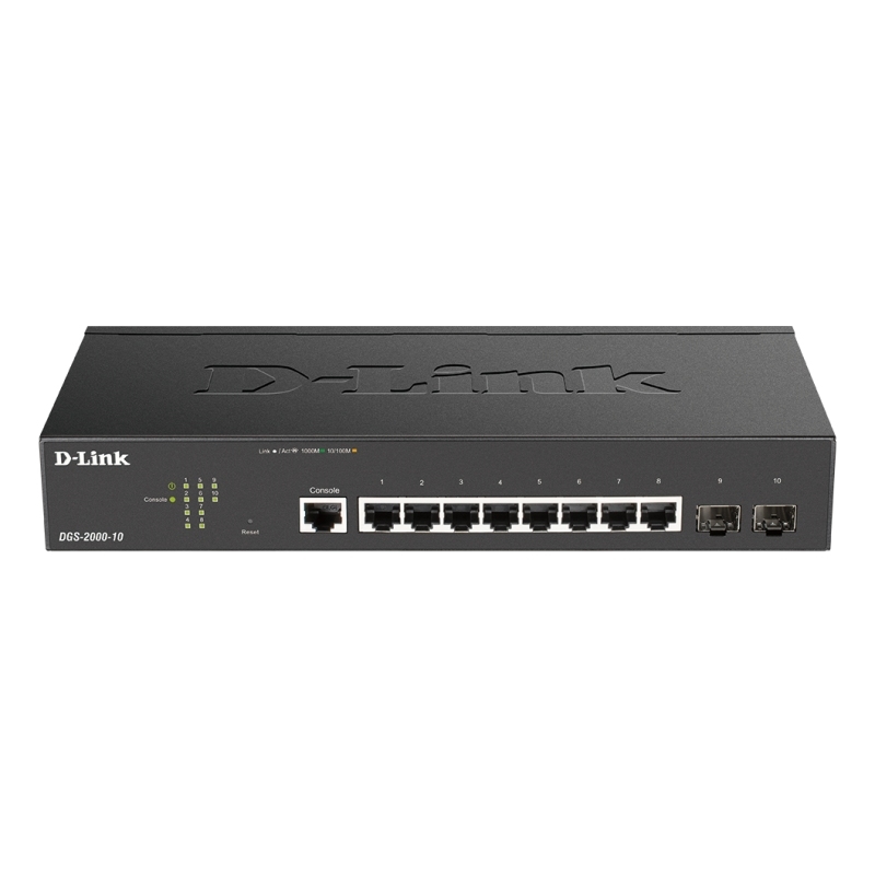 D-LINK - Switch L2 8xGB 2xSFP (Ref.DGS-2000-10)