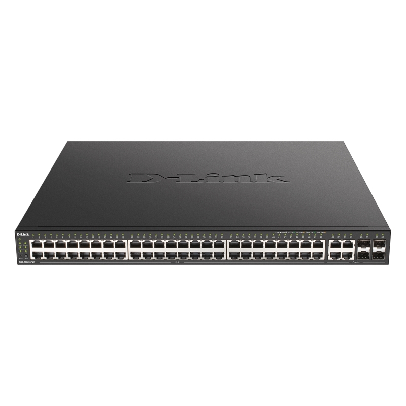D-LINK - Switch L2 48xGB PoE 4xGbE/SFP (Ref.DGS-2000-52MP)
