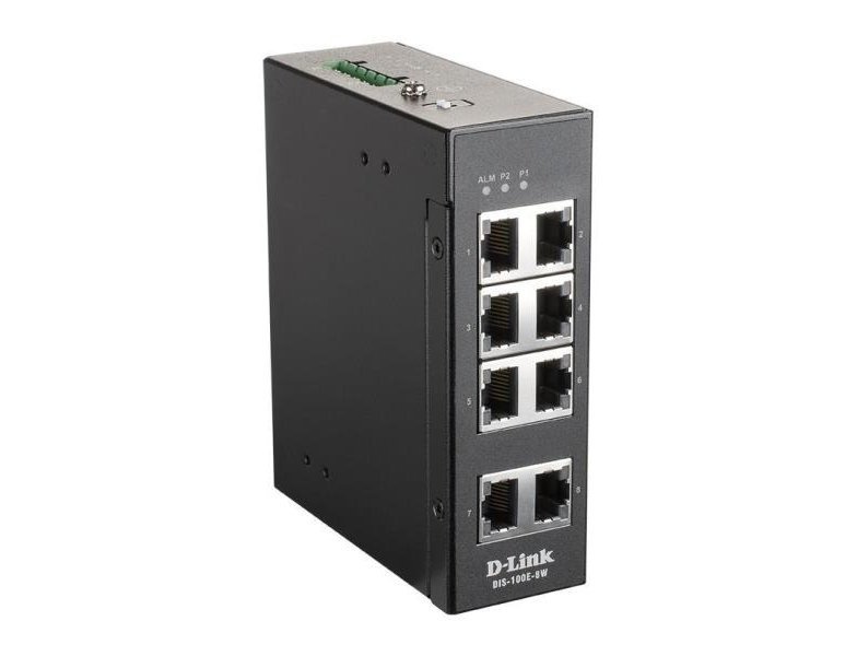 D-LINK - Switch Industrial 8x10/100Mbps (Ref.DIS-100E-8W)