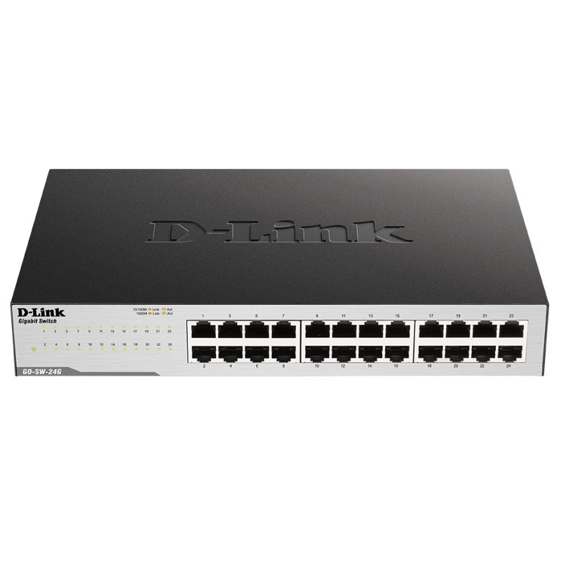 D-LINK - Switch 24xGB Metal (Ref.GO-SW-24G)
