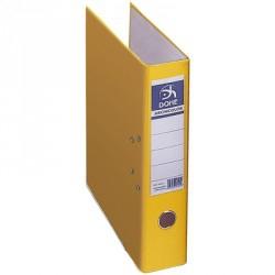 DOHE - ARCHIVADOR CARTÓN RIGIDO FORRADO PP PALANCA FOLIO LOMO ANCHO RADO AMARILLO UNITARIO (Ref.09404 UNIT)