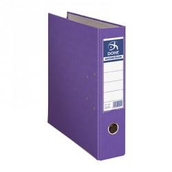 DOHE - ARCHIVADOR CARTÓN RIGIDO FORRADO PP PALANCA FOLIO LOMO ANCHO RADO MORADO -12U- (Ref.90213)