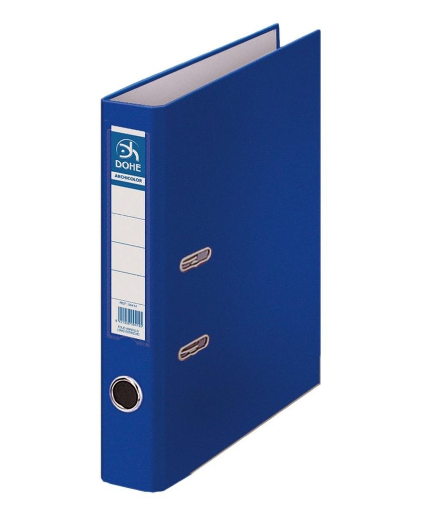DOHE - ARCHIVADOR PALANCA A-4 LOMO ESTRECHO RADO AZUL -12U- (Ref.9416)