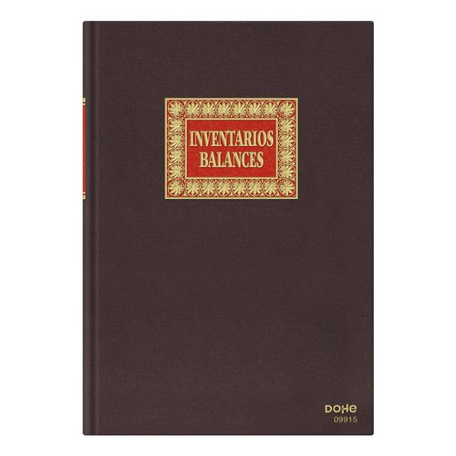 DOHE - LIBRO DE CONTABILIDAD-INVENTARIO Y BALANCES- FOLIO NATURAL 100 HOJAS (Ref.9915)