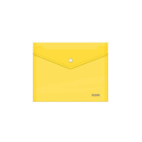 DOHE - SOBRES POLIPROPILENO BROCHE AMARILLO A5 APAISADO 215X170 (Ref.91487)