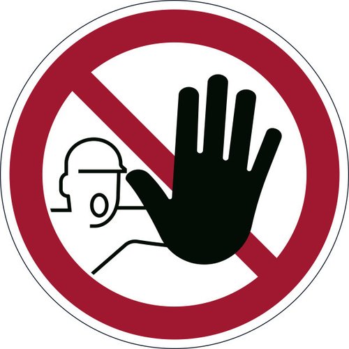 DURABLE - MARCAJE SEGURIDAD AUTOADHESIVO PROHIBIDA LA ENTRADA (Ref.173003)