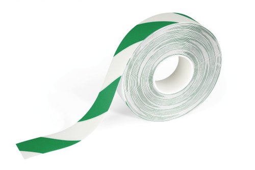 DURABLE - MARCAJE SUELO DURALINE STRONG AUTOADHESIVO CINTA VERDE/BLANCO (Ref.1726131)