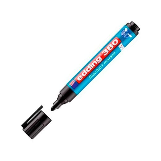 EDDING - MARCADOR FLIPCHART 380 CONICO NEGRO (Ref.38001)