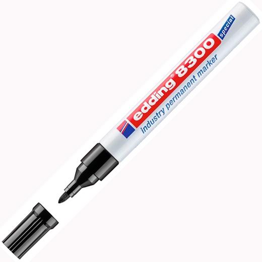 EDDING - MARCADOR PERMANENTE INDUSTRIAL 8300 NEGRO (Ref.8300-01)