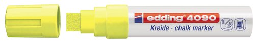 EDDING - MARCADOR TIZA LIQUIDA 4090 BISELADO AMARILLO (Ref.409065)