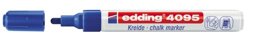 EDDING - MARCADOR TIZA LIQUIDA 4095 CONICO AZUL (Ref.409503)