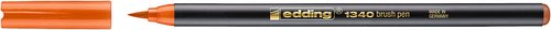 EDDING - ROTULADOR FIBRA 1340 BRUSHPEN NARANJA (Ref.1340006)