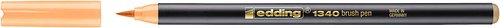 EDDING - ROTULADOR FIBRA 1340 BRUSHPEN NARANJA CLARO (Ref.1340016)