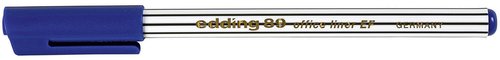 EDDING - ROTULADOR PUNTA FINA 89 AZUL CAJA -10U- (Ref.e-89-03)