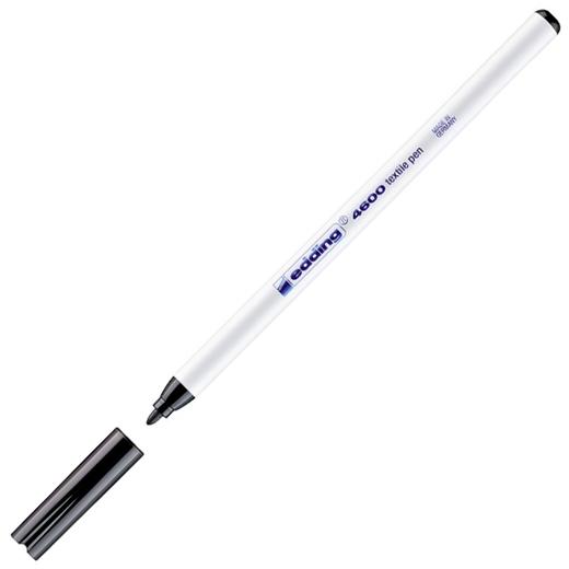 EDDING - ROTULADOR TEXTIL 4600 PERMANENTE P/REDONDA NEGRO (Ref.4600-01)