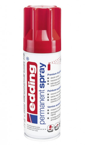 EDDING - SPRAY ROJO TRÁFICO BRILLO. (Ref.5200-952)