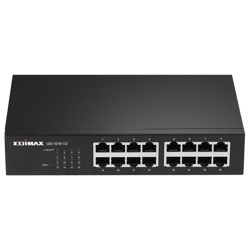 EDIMAX - 16-Port GbE Switch Desk/Rack (Ref.GS-1016 V2)