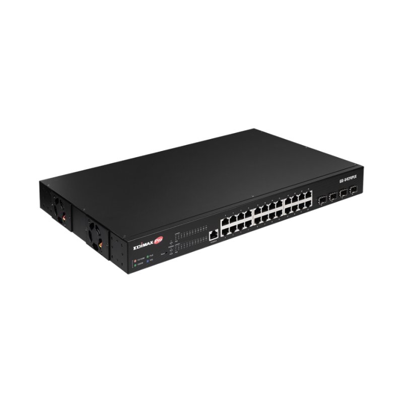 EDIMAX - 24xGB 4x10GbE SFP+ Uplink (Ref.GS-5424PLX)