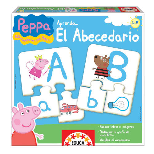 EDUCA BORRÁS - JUEGO APRENDO EL ABECEDARIO PEPPA PIG DE 4-5 AÑOS EDUCA BORRAS (Ref.15652)