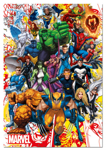 EDUCA BORRÁS - PUZZLE 500 PIEZAS HÉROES MARVEL EDUCA (Ref.15560)