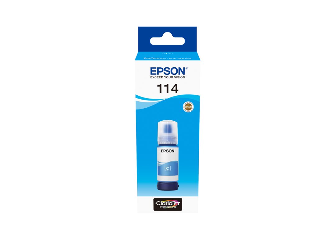 EPSON - Botella Cyan 70 ml Ecotank ET-8500 / ET-8550 (Ref.C13T07B240)