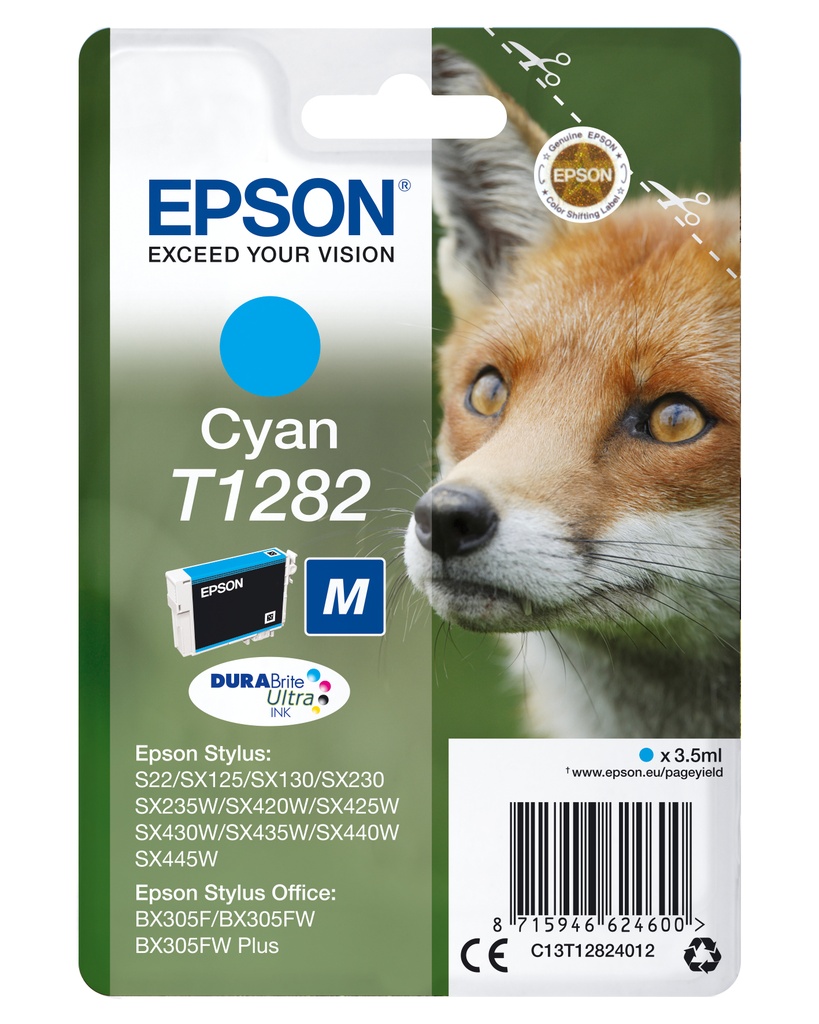 EPSON - C13T128240 CON ETIQUETA DE SEGURIDAD - Radio frequencia + acoustic magnetic (Ref.C13T12824022)