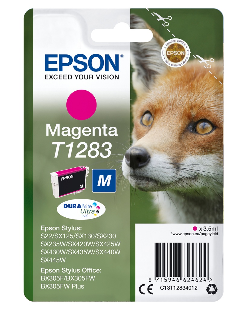EPSON - C13T128340 CON ETIQUETA DE SEGURIDAD - Radio frequencia + acoustic magnetic (Ref.C13T12834022)