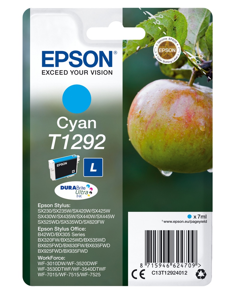 EPSON - C13T129240 CON ETIQUETA DE SEGURIDAD - Radio frequencia + acoustic magnetic (Ref.C13T12924022)