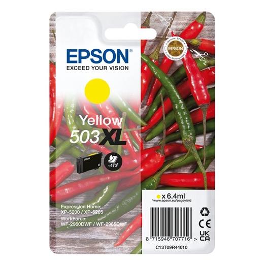 EPSON - Cartucho Amarillo 503XL WF-2960dwf,WF-2965dwf, XP-5205 Pimiento (Ref.C13T09R44010)