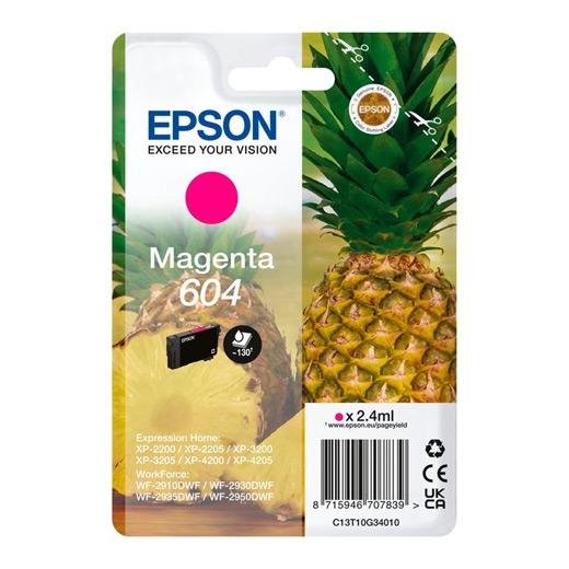 EPSON - Cartucho Magenta 604 XP-2200, WF-2910DWF Piña (Ref.C13T10G34010)