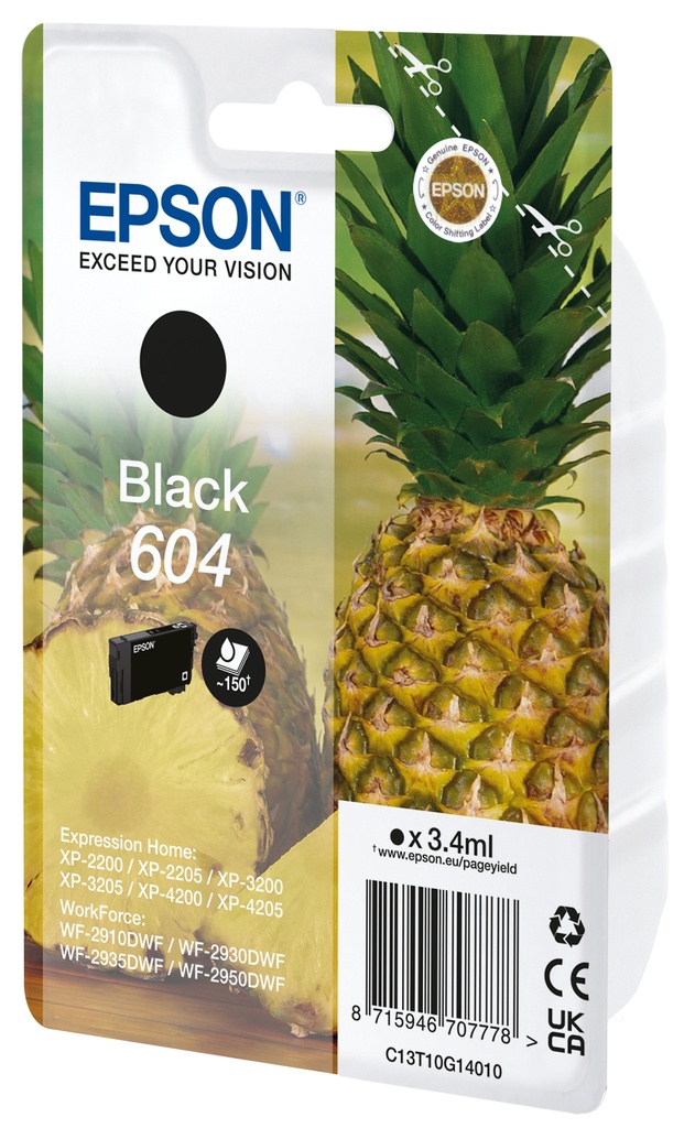 EPSON - Cartucho Negro 604 (Ref.48692)