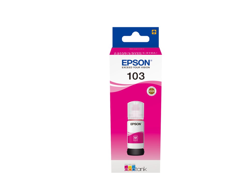 EPSON - ECOTANK TINTA MAGENTA L1100 SERIES, L3110 SERIES - Nº 103 (Ref.C13T00S34A10)