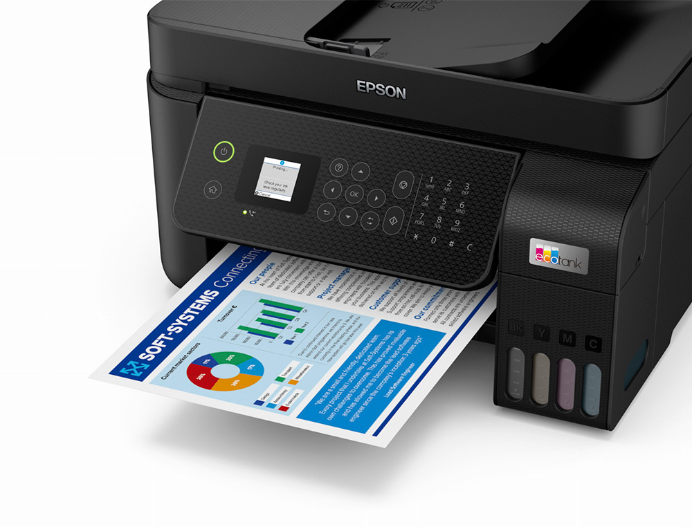 EPSON - EQUIPO MULTIFUNCION ECOTANK ET-4800 TINTA ESCANER COPIADORA IMPRESORA (Canon L.P.I. 5,25€ Incluido) (Ref.C11CJ65402)