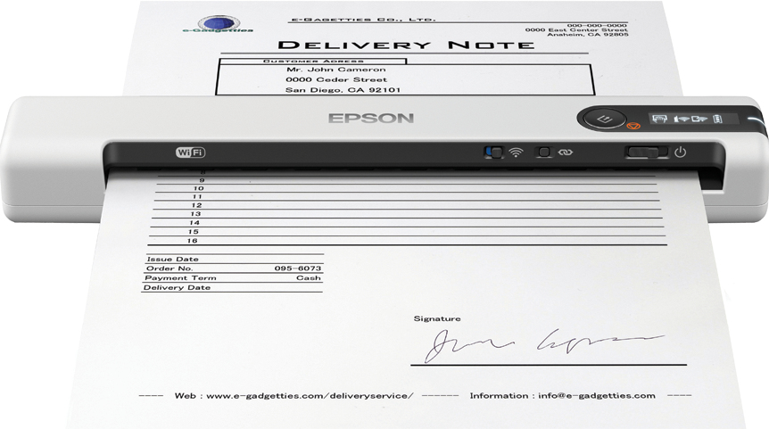 EPSON - escaner portatil WorkForce DS-80W (Canon L.P.I. 4,5€ Incluido) (Ref.B11B253402)