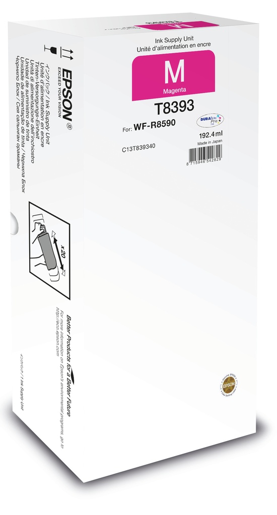 EPSON - Supply unit XL Magenta 20000p WF-R8590 (Ref.C13T839340)