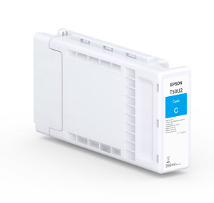 EPSON - Tinta GF Singlepack UltraChrome XD3 Cyan T50U2 (350ml) para SC-T7700D (Ref.C13T50U200)